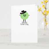 可愛いピーハッピーファーザー カード (黄色い花)