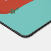 可愛いピーマン唐辛子カプシウムトリオ歌唱漫画 デスクマット (コーナー)