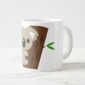 可愛いファミリーマザーコアラベアウィズベビー ジャンボコーヒーマグカップ (正面右)