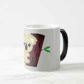 可愛いファミリーマザーコアラベアウィズベビー モーフィングマグカップ (正面右)