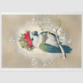 可愛いファンタジーステームパンクパロットハットJ6Rデコページ 薄葉紙 (正面)