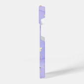 可愛いファンタジーマウスタンポポ毛皮動物アート iPhoneケース (左側面)