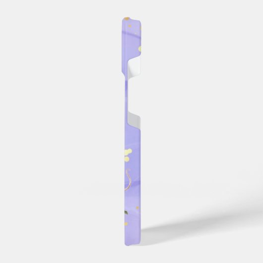 可愛いファンタジーマウスタンポポ毛皮動物アート iPhoneケース (左側面)