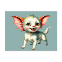 可愛いファンタジー絵葉書