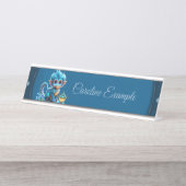 可愛いファンタジー デスクネームプレート (正面)