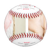 可愛いファーザーズデイ写真野球場 野球ボール (正面)