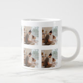 可愛いファーストの日お父さんの写真集が大好き ジャンボコーヒーマグカップ (右)