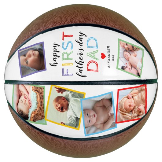 可愛いファースト・ファースト・デイ・フォトバスケットボール バスケットボール (正面)