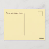 可愛いファーム新鮮なハニーにメッセージベンダーを追加 ポストカード (裏面)