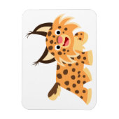 可愛いフェイスチャートボブキャットフレキシブルマグネット マグネット (縦)