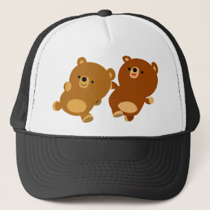 可愛いフェイステックなアニメのクマ帽 キャップ