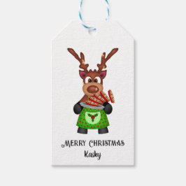 可愛いフェスティバルクリスマストナカスタマイズリ ギフトタグ