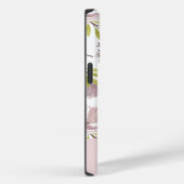 可愛いフェミニンパーソナライズされたフローラモダン Case-Mate iPhoneケース (裏面 / 右)