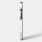 可愛いフェミニンパーソナライズされたフローラモダン Case-Mate iPhoneケース (裏面 / 左)