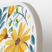 可愛いフェミニンヴィンテージ柄 ピックルボールラケット (左詳細)