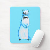 可愛いフェレットのマステリッドの飼い主 マウスパッド (マウス)