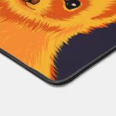 可愛いフェレット・アート・フェレット・ママ名 デスクマット (コーナー)