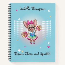 可愛いフカラフルレンチェ愛唱学校スピリット ノートブック