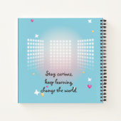 可愛いフカラフルレンチェ愛唱学校スピリット ノートブック (裏面)