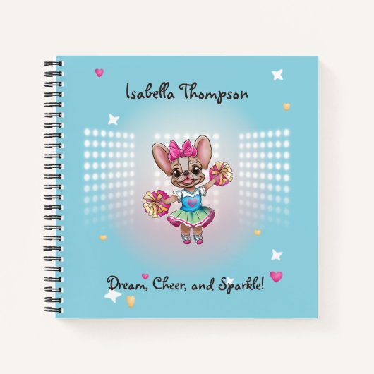 可愛いフカラフルレンチェ愛唱学校スピリット ノートブック (正面)