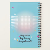 可愛いフカラフルレンチェ愛唱学校スピリット ノートブック (裏面)