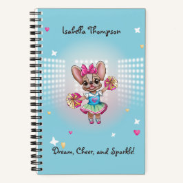 可愛いフカラフルレンチェ愛唱学校スピリット ノートブック