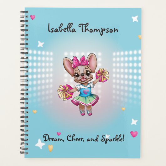 可愛いフカラフルレンチェ愛唱学校スピリット プランナー手帳 (正面)