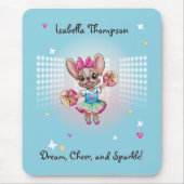 可愛いフカラフルレンチェ愛唱学校スピリット マウスパッド (正面)