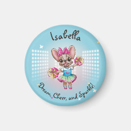 可愛いフカラフルレンチェ愛唱学校スピリット マグネット