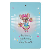 可愛いフカラフルレンチェ愛唱学校スピリット ミニクリップボード (裏面)