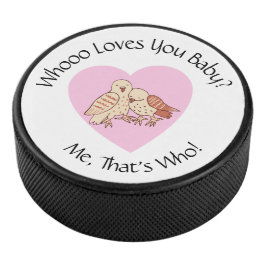 可愛いフクロウ愛してるベビー?女子スポーツ アイスホッケーパック