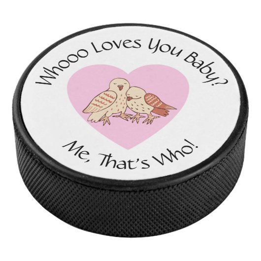 可愛いフクロウ愛してるベビー?女子スポーツ アイスホッケーパック (3/4)