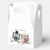 可愛いフクロウ結婚ズが登場 フェイバーボックス (オープン)