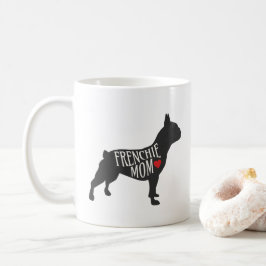 可愛いフモダンレンチー犬の母マグ コーヒーマグカップ