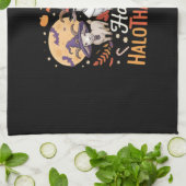 可愛いフラミンゴ感謝私はトルコではない！おもしろい キッチンタオル (折り畳み)