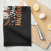 可愛いフラミンゴ感謝私はトルコではない！おもしろい キッチンタオル (四つ折り)