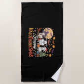 可愛いフラミンゴ感謝私はトルコではない！おもしろい ビーチタオル (正面)