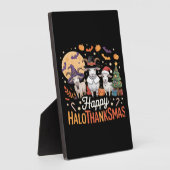 可愛いフラミンゴ感謝私はトルコではない！おもしろい フォトプラーク (側面)