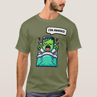 可愛いフランケンシュタイン怪物 Tシャツ