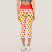 可愛いフランスのフライス模様 カプリレギンス (裏面)