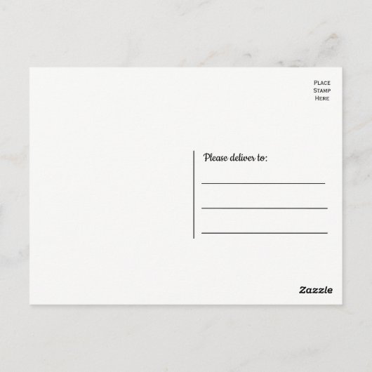 可愛いフランスのブルドッグありがとうフランス犬の子犬 ポストカード (裏面)