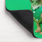 可愛いフランスのブルドッグと感動的引用文 マウスパッド (コーナー)