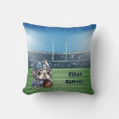 可愛いフランスのブルドッグのカルターバックスタジアムアニメ クッション (正面)