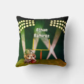 可愛いフランスのブルドッグのカルターバックスタジアムアニメ クッション (裏面)