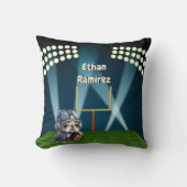 可愛いフランスのブルドッグのカルターバックスタジアムアニメ クッション (正面)