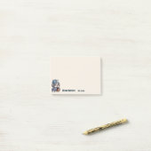 可愛いフランスのブルドッグのカルターバックスタジアムアニメ ポストイット (デスク上)