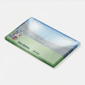 可愛いフランスのブルドッグのカルターバックスタジアムアニメ ポストイット (アングル)