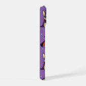 可愛いフランスのブルドッグのハロウィーンパターン iPhone 15ケース (右側面)