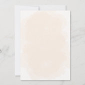 可愛いフランスのブルドッグパップピンクのベビーカー赤ちゃんシャワー 招待状 (裏面)