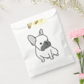 可愛いフランスのブルドッグパピードフレンチーパーティー フェイバーバッグ (封をした状態)